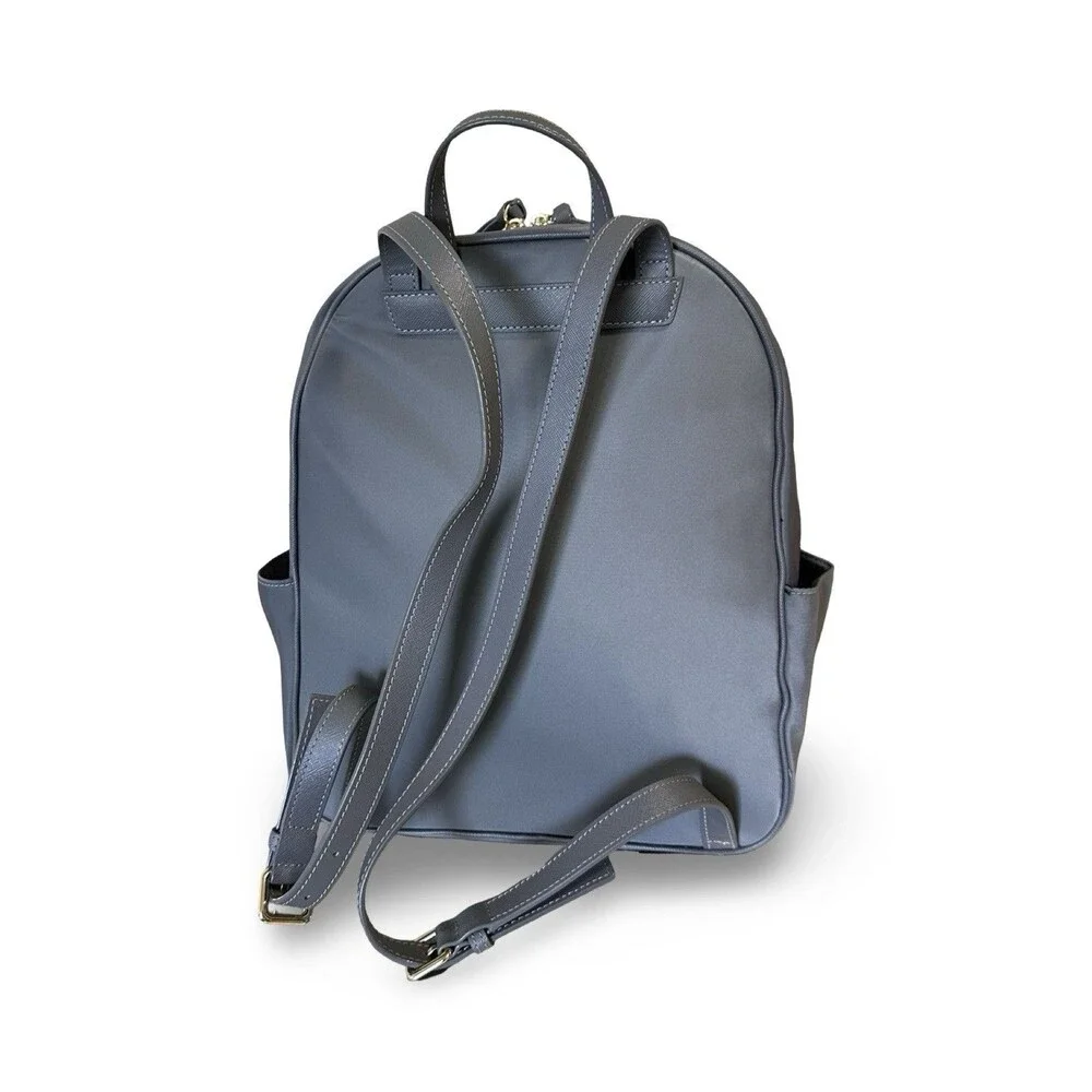 Kate Spade NEW ✨🩶♠️Large Wilson Road Bradley backpack in grey nylon Unused - Picture 11 of 16